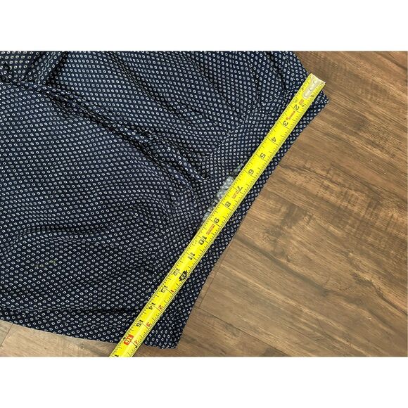 H&M Blue Elastic Drawstring Waist Harem Pants with Pockets, Sz Large - Picture 4 of 8